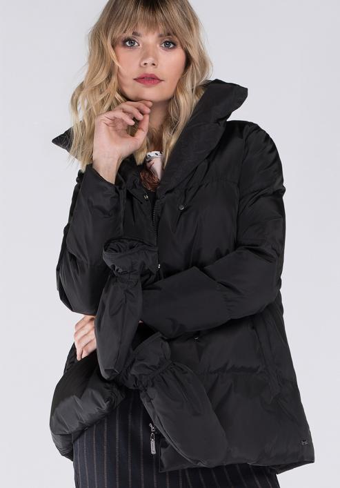 Women's jacket, black, 89-9D-405-1-M, Photo 1