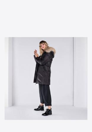 Women's coat, black, 89-9D-402-1-3X, Photo 1