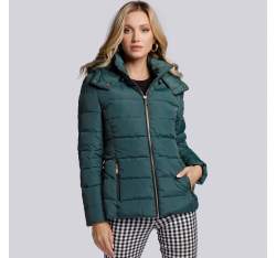 Women's quilted jacket, green, 93-9N-103-Z-XL, Photo 1