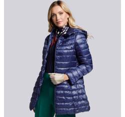 Women's quilted jacket, navy blue, 93-9N-102-N-M, Photo 1
