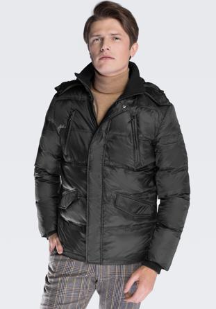 Men's jacket, black, 87-9D-452-8-2XL, Photo 1