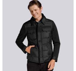 Men's jacket, black, 85-9D-351-1-S, Photo 1