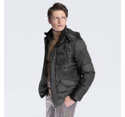 Men's jacket, black, 87-9D-452-8-L, Photo 1