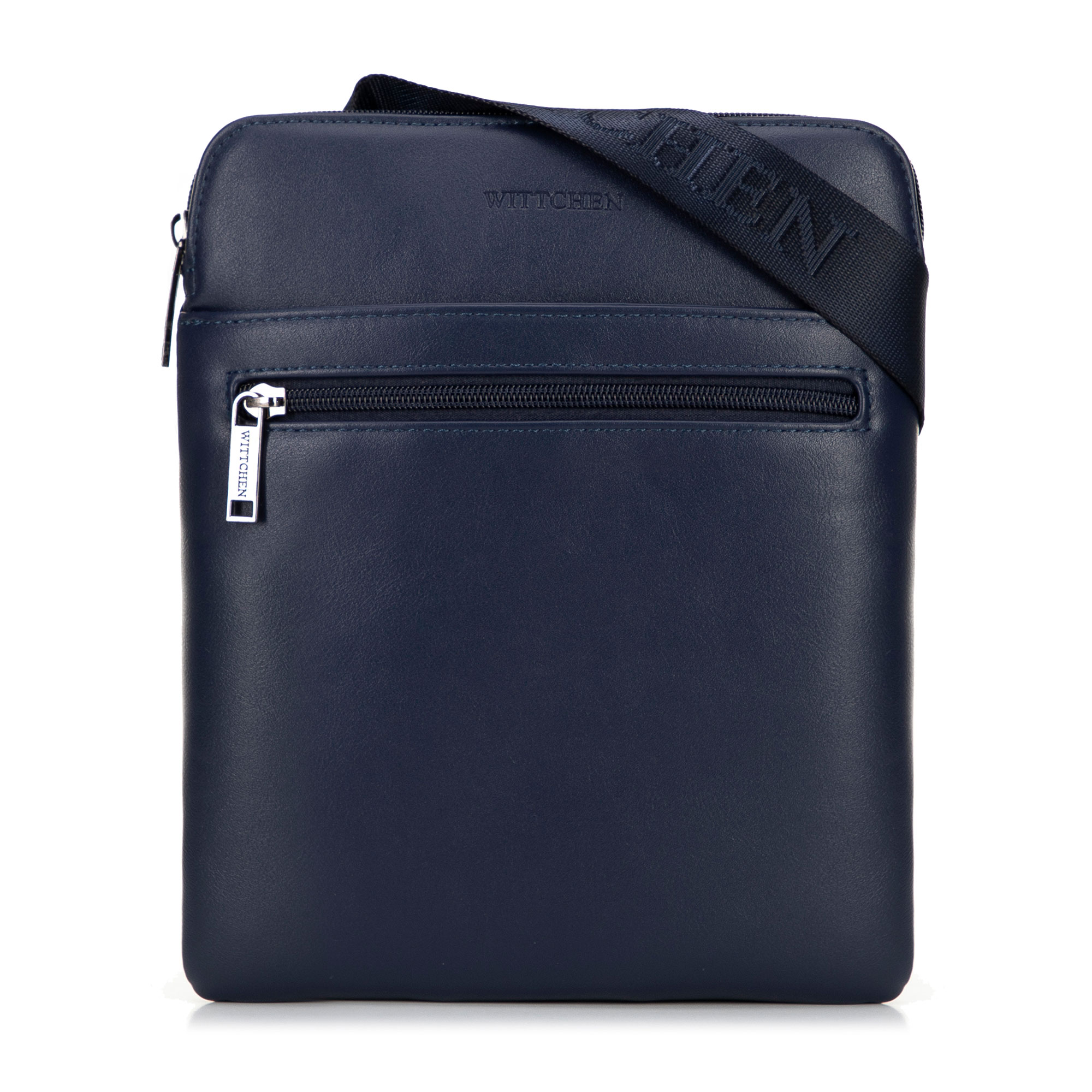 Pánska kožená crossbody taška modrá 100-4P-908-7, Vyberte variant granatová