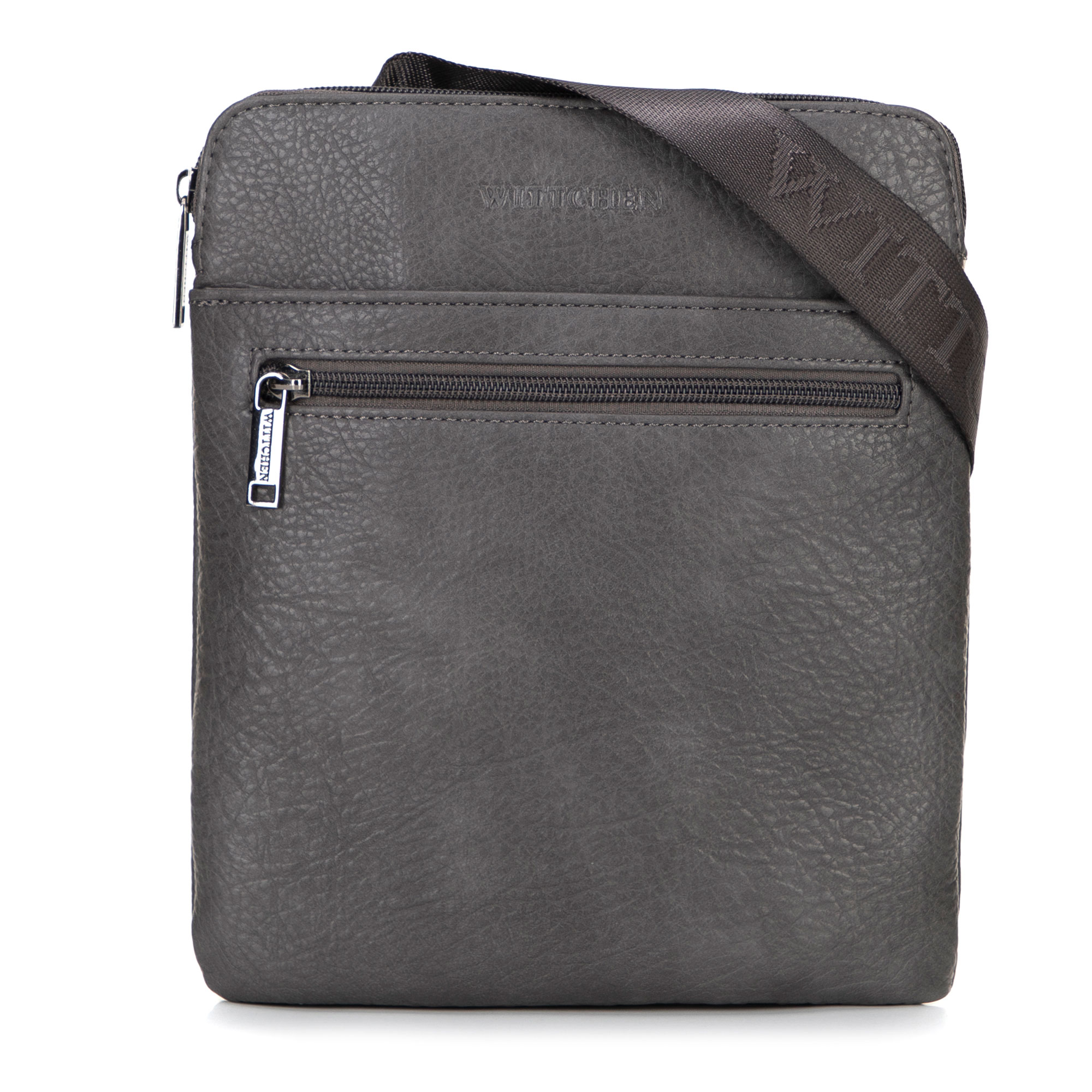 Malá pánska crossbody taška z ekologickej kože sivá 100-4P-912-8, Vyberte variant šedá