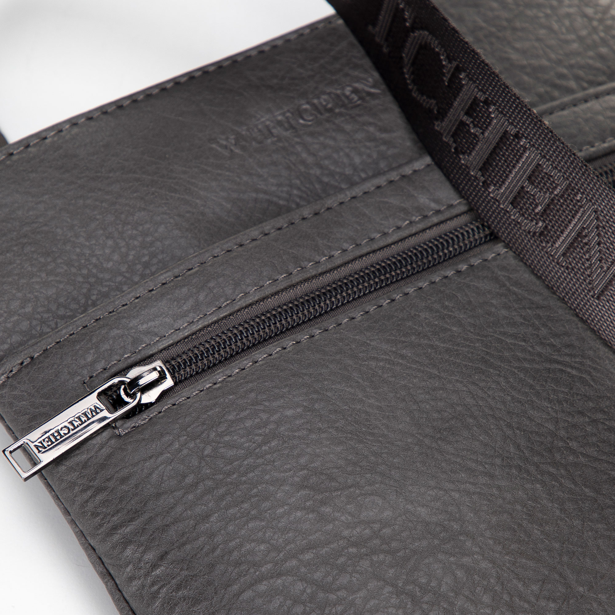 Malá pánska crossbody taška z ekologickej kože sivá 100-4P-912-8, Vyberte variant šedá