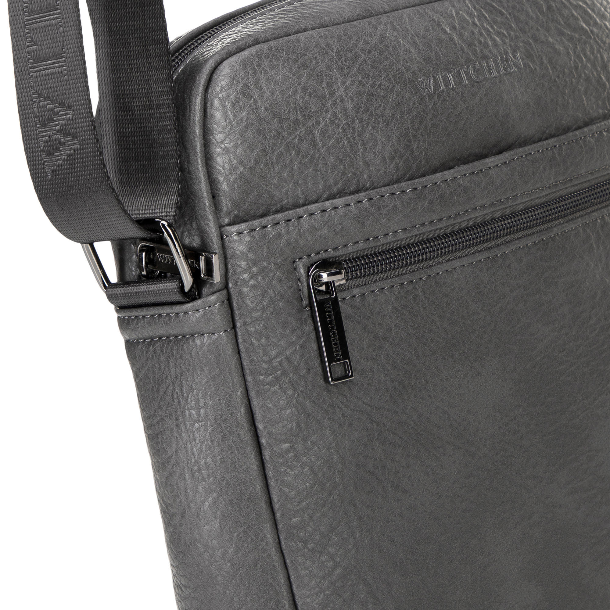 Pánska crossbody taška z ekologickej kože sivá 100-4P-914-8, Vyberte variant šedá