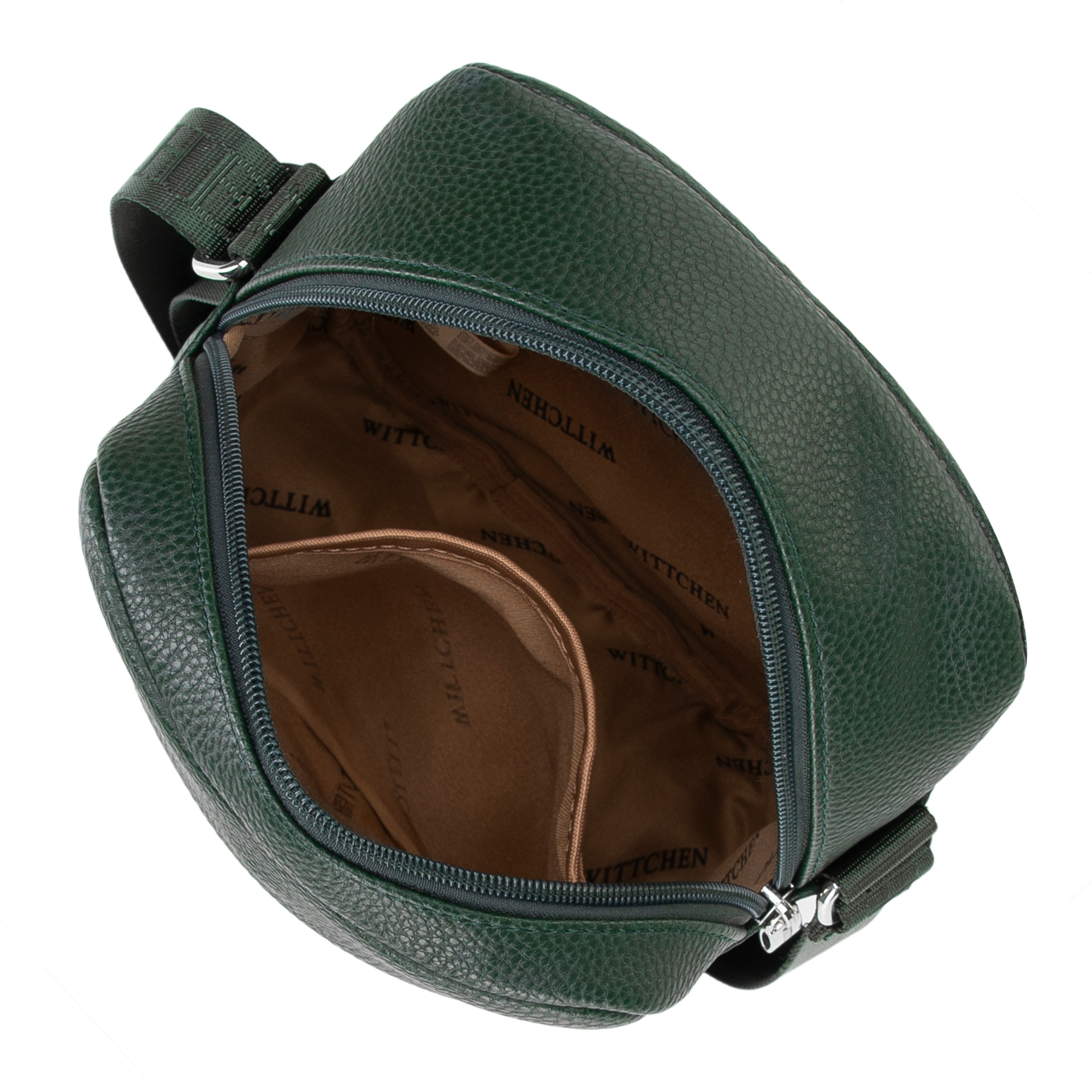 Malá pánska crossbody taška z ekologickej kože zelená 100-4P-012-Z, Vyberte variant zelená
