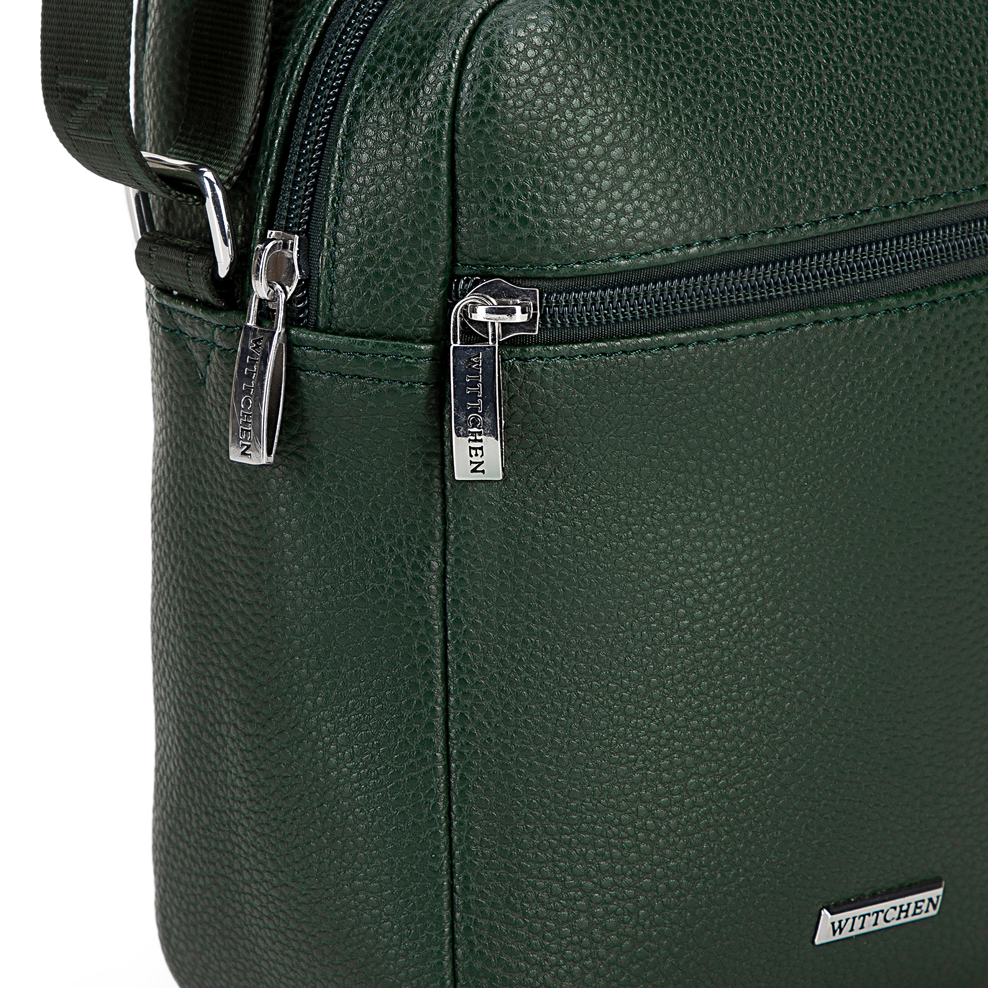 Malá pánska crossbody taška z ekologickej kože zelená 100-4P-012-Z, Vyberte variant zelená