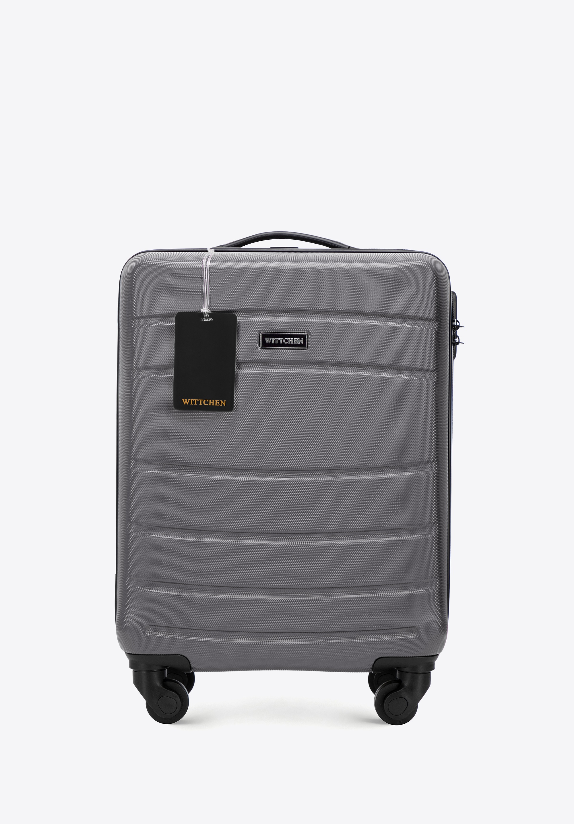Set: ABS cabin case with luggage tag, grey, 56-3A-651-01Z5, Photo 1