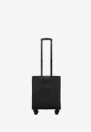 Mała walizka miękka jednokolorowa, czarny, 56-3S-651-9, Zdjęcie 3