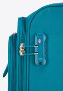 Small soft shell suitcase, turquoise, 56-3S-651-1, Photo 7