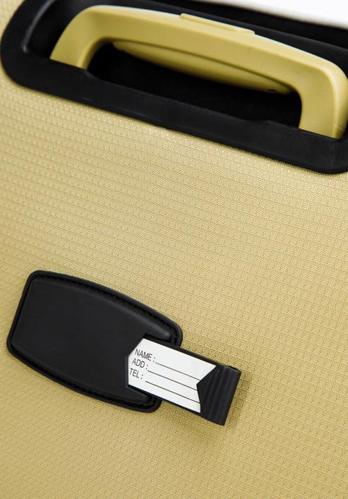 Medium-sized soft shell suitcase, beige, 56-3S-852-10, Photo 9