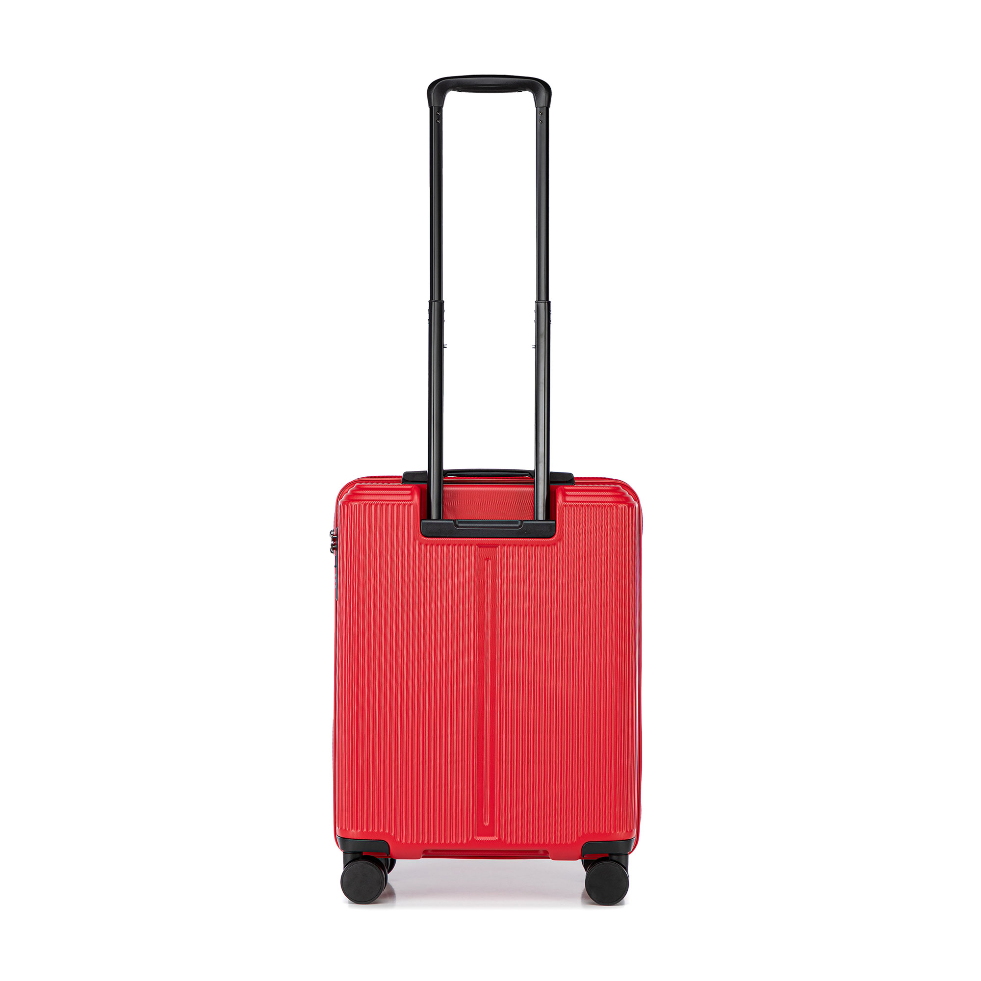 Malý ABS kufor s jemnými pruhmi, červený 56-3A-601-30, Vyberte variant červená