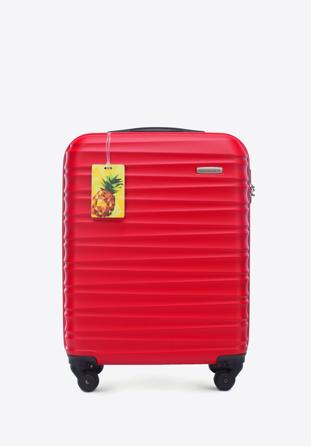 Mała walizka z ABS - u z identyfikatorem, czerwony, 56-3A-311-35Z2, Zdjęcie 1