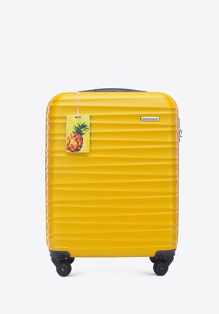 Mała walizka z ABS - u z identyfikatorem, żółty, 56-3A-311-50Z2, Zdjęcie 1