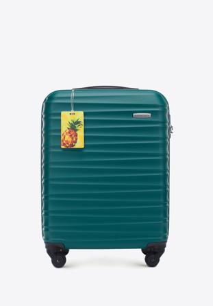 Mała walizka z ABS - u z identyfikatorem, zielony, 56-3A-311-85Z2, Zdjęcie 1