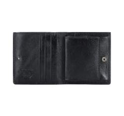 mały skórzany portfel damski, czarny, 21-1-065-L10, Zdjęcie 1