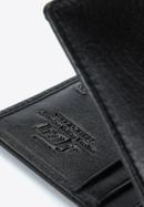 Mały skórzany portfel damski, czarny, 21-1-065-L30, Zdjęcie 6