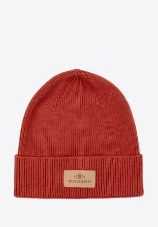 Winter hat, brick red, 97-HF-013-2, Photo 1