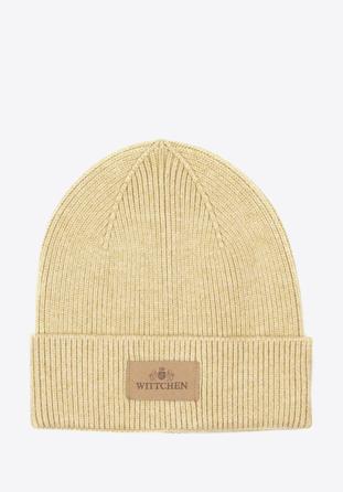 Winter hat, beige, 97-HF-013-9, Photo 1