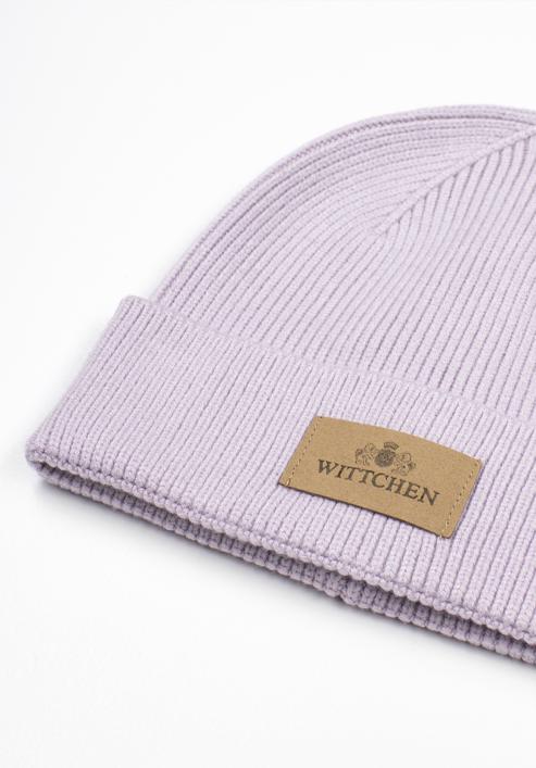 Winter hat, light violet, 97-HF-013-2, Photo 2