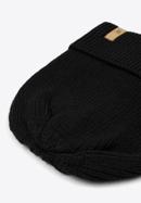 Men's classic winter hat, black, 97-HF-020-8, Photo 2