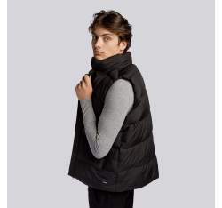 Men's quilted hooded gilet, black, 93-9D-450-1-L, Photo 1