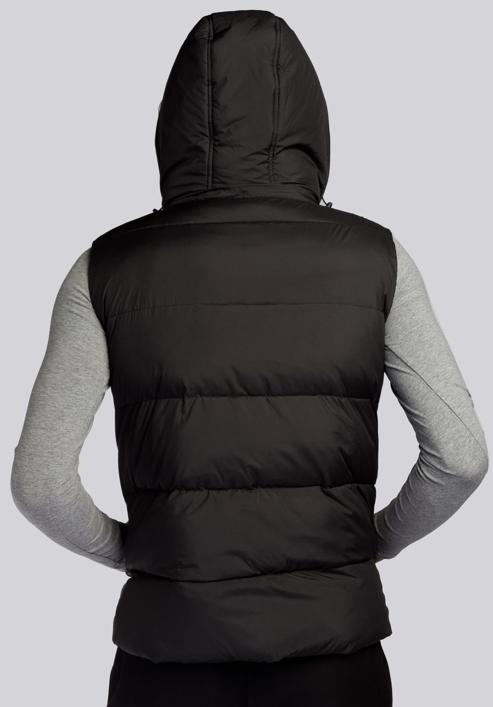 Men's quilted hooded gilet, black, 93-9D-450-8-M, Photo 6