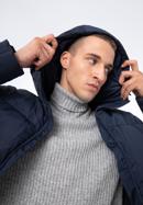 Men's hooded jacket, navy blue, 97-9D-952-N-XL, Photo 5