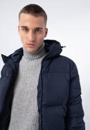 Men's hooded jacket, navy blue, 97-9D-952-1-2XL, Photo 6