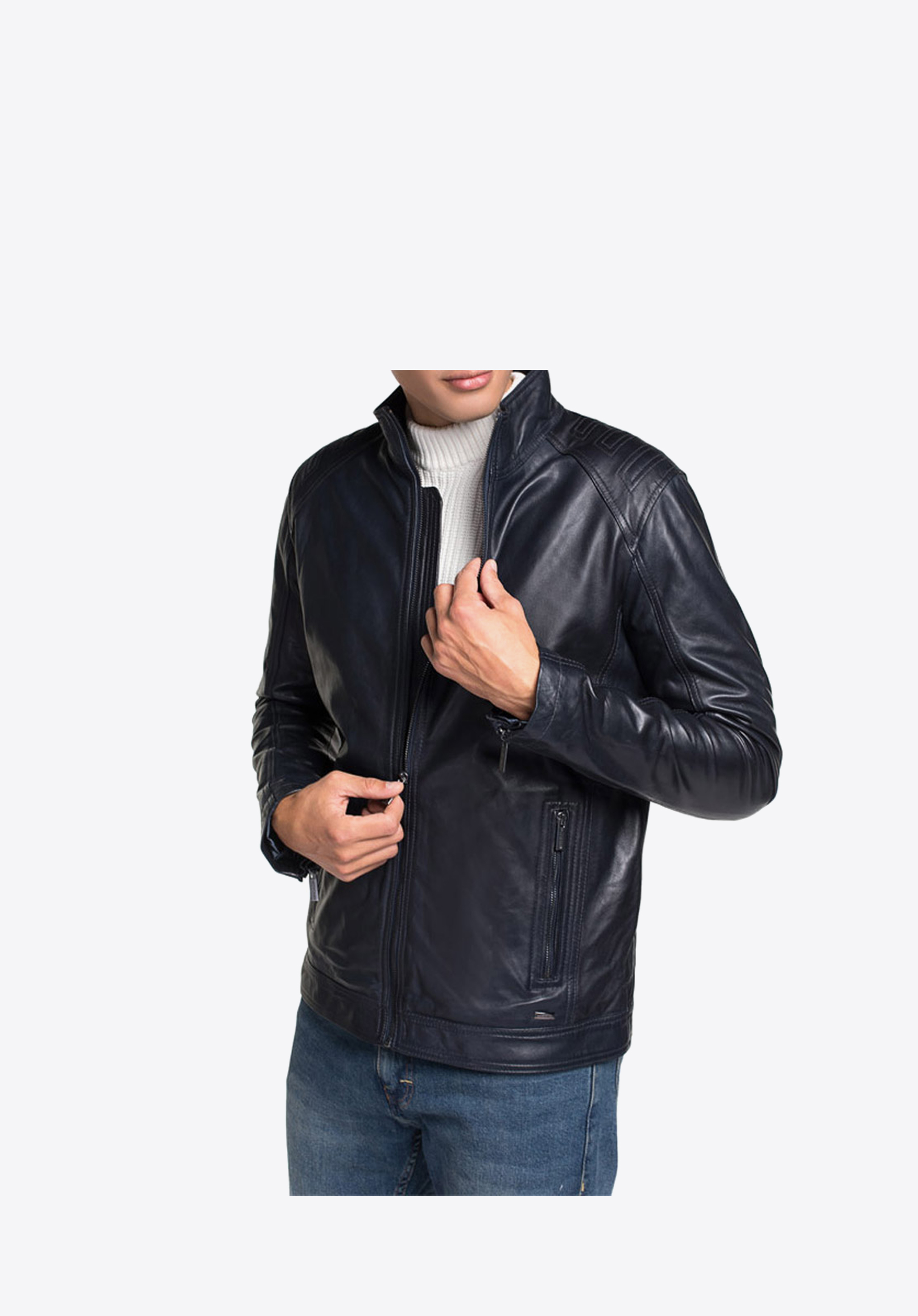 kuru Kurtka 100% skóra zamszowa z kieszeniami - Mężczyzna | MANGO