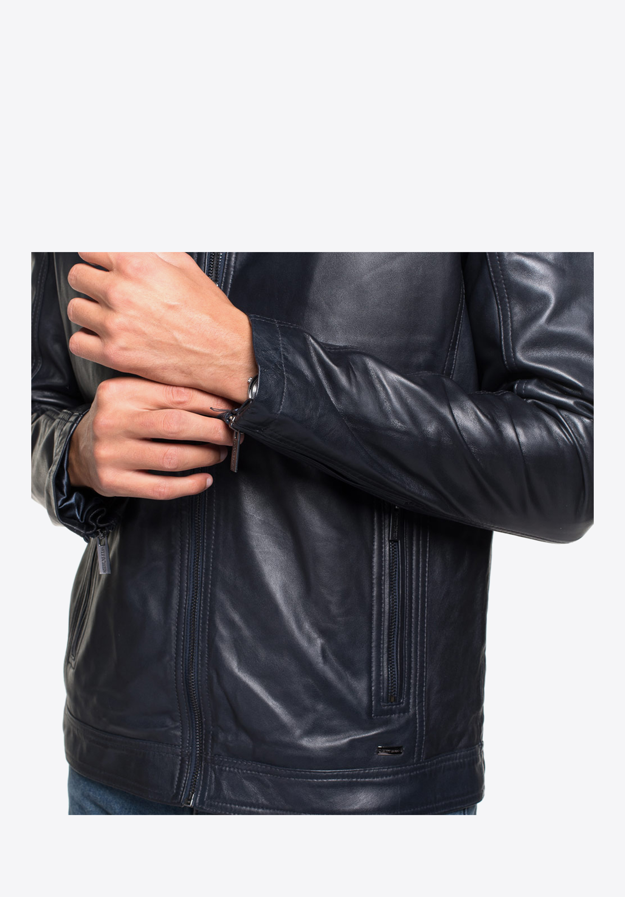 kuru Kurtka 100% skóra zamszowa z kieszeniami - Mężczyzna | MANGO