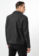 Men's soft leather jacket, black, 97-09-254-1-S, Photo 5