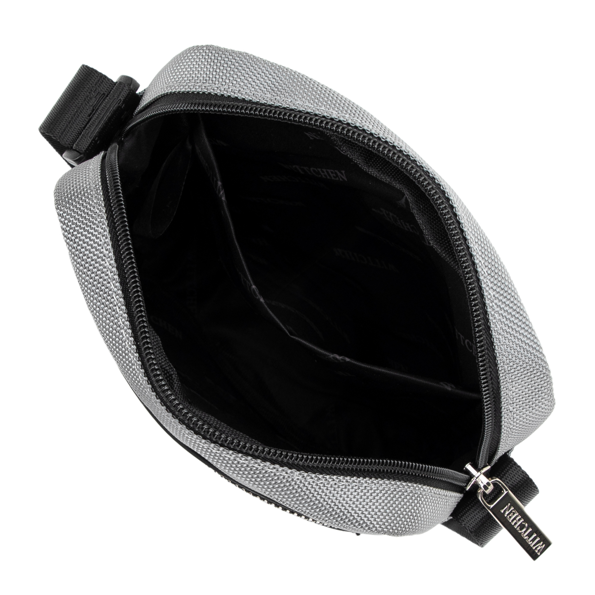 Pánska polyesterová crossbody taška sivá 100-4U-906-8, Vyberte variant šedá