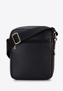 Men's small leather messenger bag, black-brown, 96-4U-805-4, Photo 2