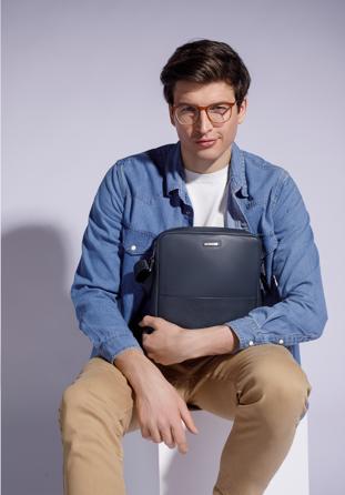 Handbag, dark blue, 94-4U-801-N, Photo 1