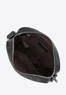 Men's leather messenger bag, black, 97-4U-010-4, Photo 3