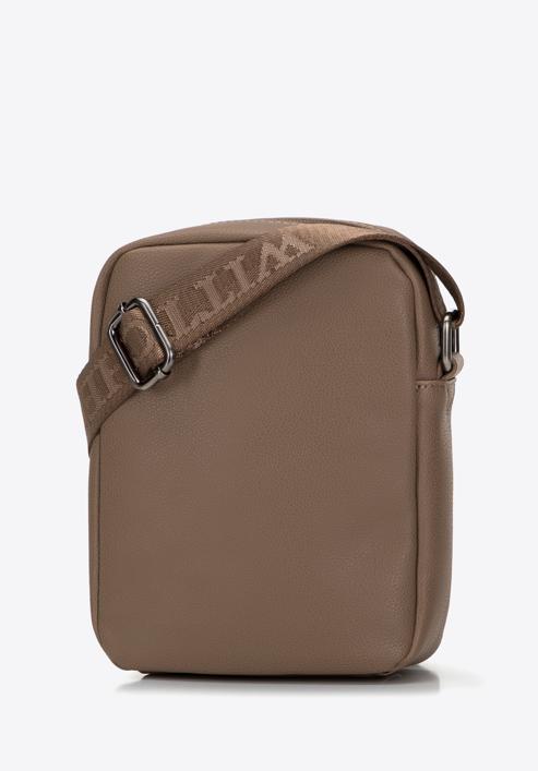 Men's faux leather messenger bag, brown, 98-4P-509-4, Photo 2