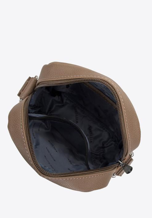Men's faux leather messenger bag, brown, 98-4P-509-4, Photo 3