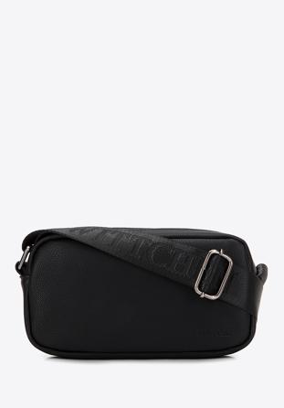 Men's faux leather messenger bag, black, 98-4P-508-1, Photo 1