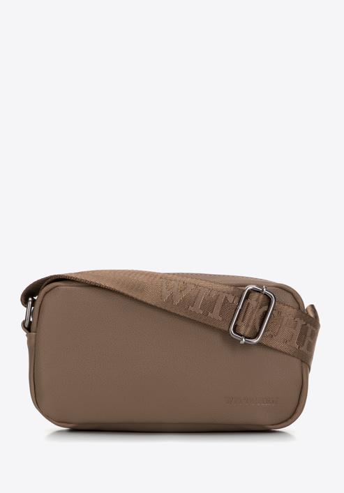 Men's faux leather messenger bag, brown, 98-4P-508-4, Photo 1