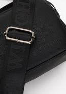 Men's faux leather messenger bag, black, 98-4P-508-4, Photo 4