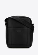 Men's faux leather messenger bag, black, 98-4P-513-7, Photo 1