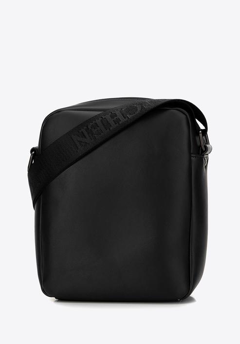 Men's faux leather messenger bag, black, 98-4P-513-1, Photo 2