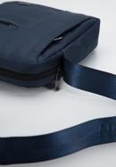 Men's small messenger bag, navy blue, 95-4P-301-1, Photo 4
