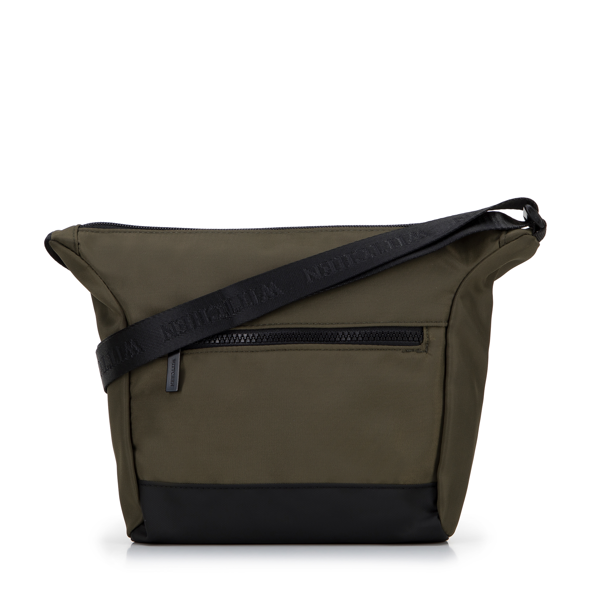 Malá pánska polyesterová crossbody taška 56-3S-803-80, Vyberte variant zelená