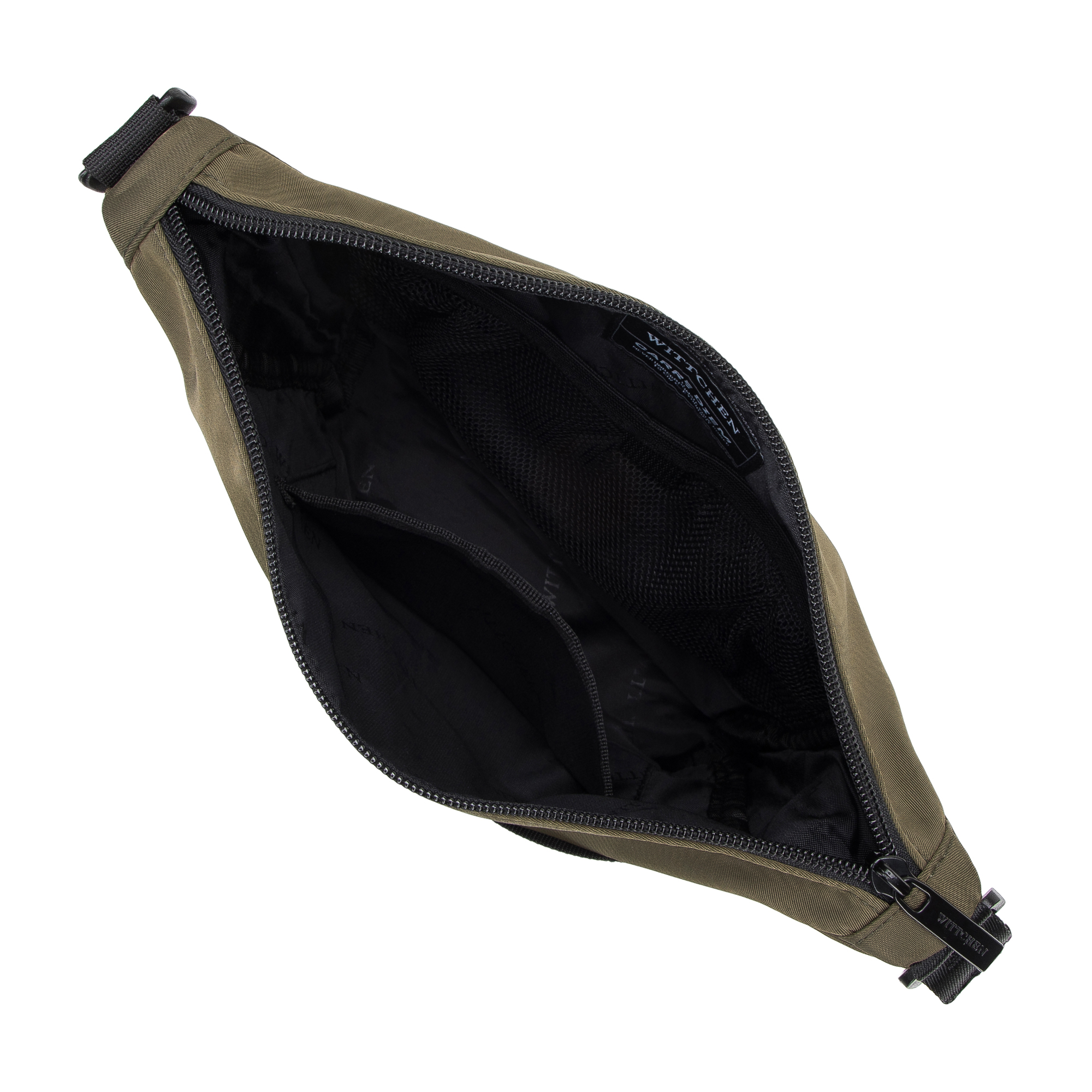 Malá pánska polyesterová crossbody taška 56-3S-803-80, Vyberte variant zelená