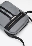 Men's small messenger bag, grey, 96-4U-900-1, Photo 4