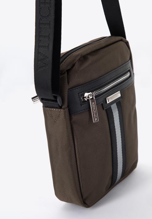 Men's small messenger bag, olive, 96-4U-900-Z, Photo 4